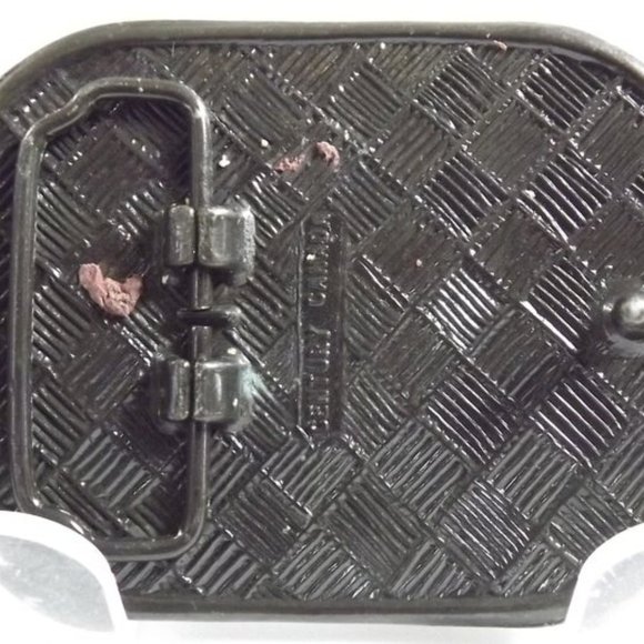 Vintage GULF Fuel Truck Farming Scene Belt Buckle - Picture 5 of 8